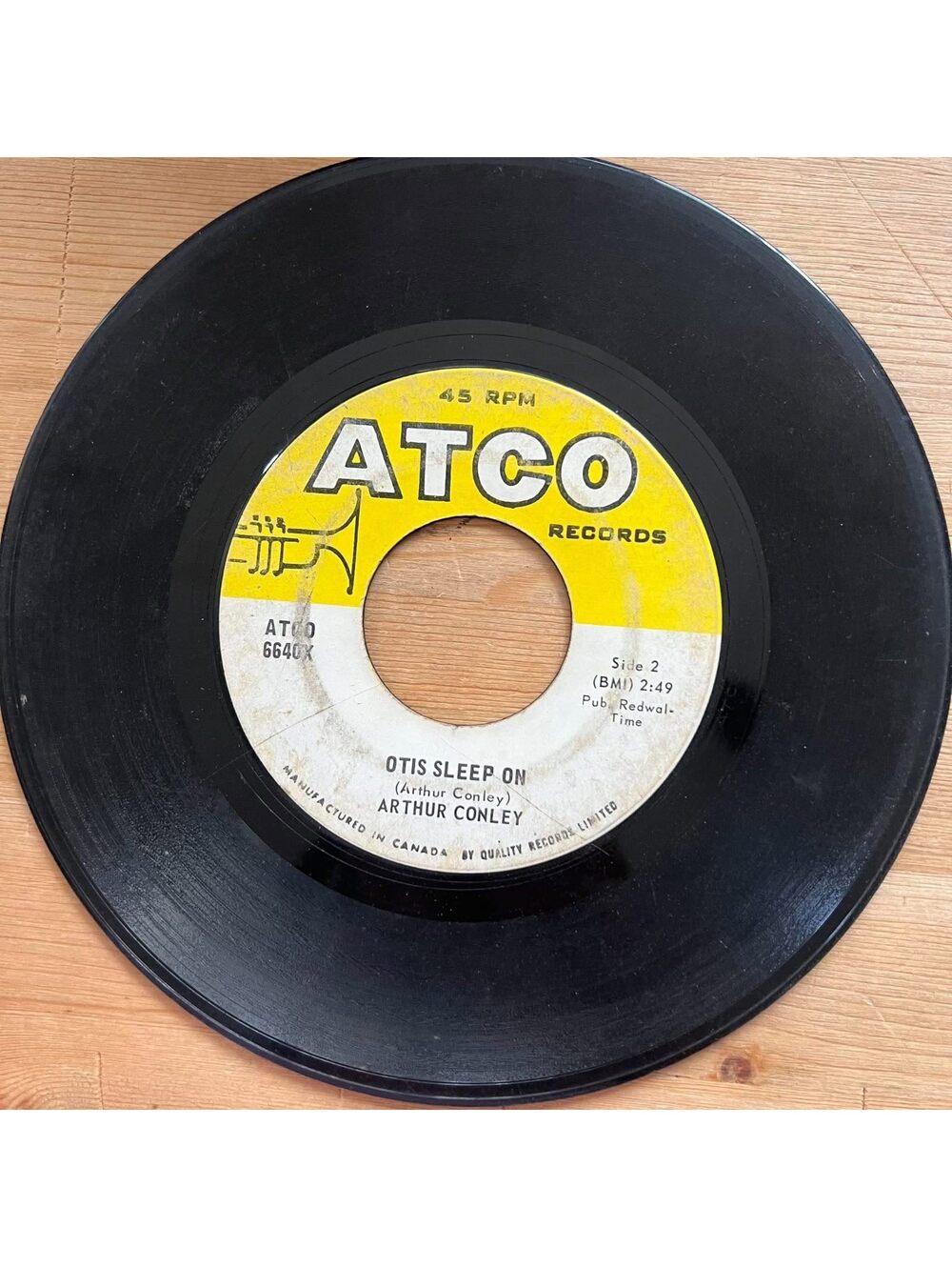Arthur Conley - Otis Sleep On/Ob-La-Di, Ob-La-Da 45rpm VG+ R20